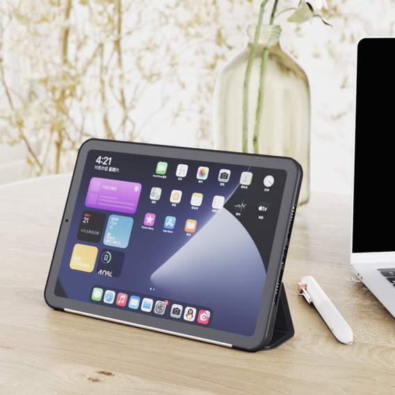 Чехол для iPad mini 8.3" 2021 (6 gen.) / iPad mini 8.3" 2024 (7 gen.), Smartcase, чёрный