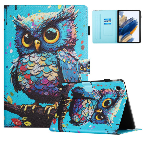 Чехол до Samsung Galaxy Tab A9 X110 / X115, owl