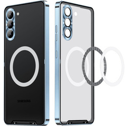 Защитный чехол для камеры Samsung Galaxy S23 FE, CamShield MagSafe, прозрачный / синий
