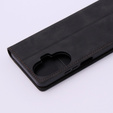 Чехол для Realme C55, ERBORD Vintage, бумажник с клапаном, чёрный
