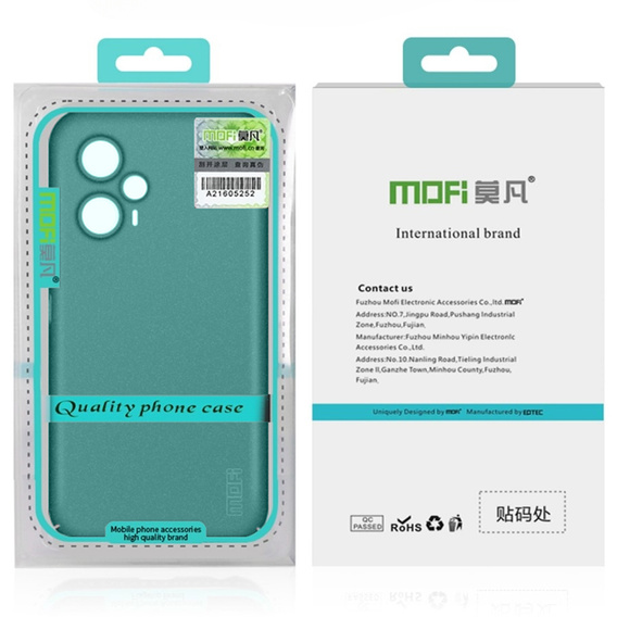 чехол MOFI для Xiaomi POCO F5, тонкий, зелёный