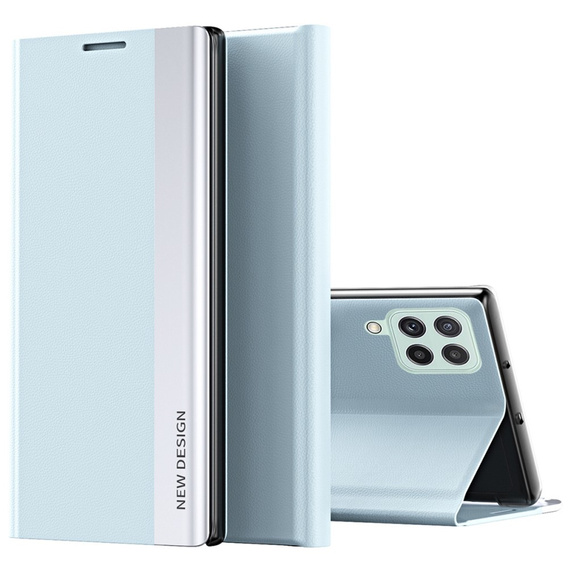 Откидной чехол для Samsung Galaxy M33 5G, Side Magnetic, светло-голубой