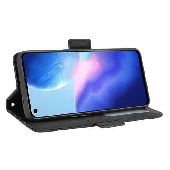 Откидной чехол для Oppo Reno 5 5G, Card Slot, чёрный