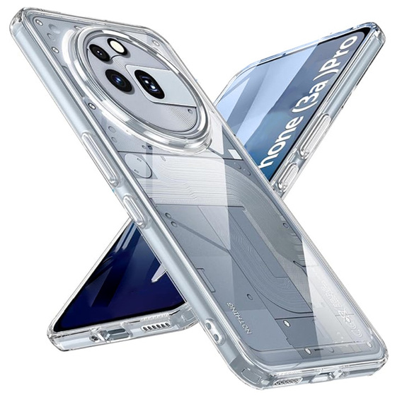 Чoхол до Nothing Phone 3a Pro, Fusion Hybrid, прозорий