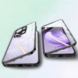 Чехол для Oppo Reno 13, Magnetic Dual Glass, чёрный