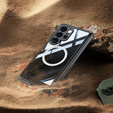 Чохол для Samsung Galaxy S25 Ultra, Shockproof, зі склом, для MagSafe, чорний