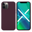 Чехол до iPhone 13 Pro, Silicone MagSafe, бордовый