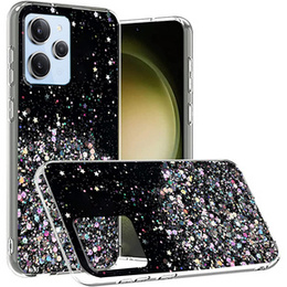 Чoхол до Xiaomi Redmi 12, Glittery, чорний
