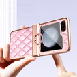 Чохол для Samsung Galaxy Z Flip5 5G, Electro Stitching, рожевий