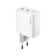 Зарядний пристрій Forcell 65W GaN 2x USB C 1x USB A , White