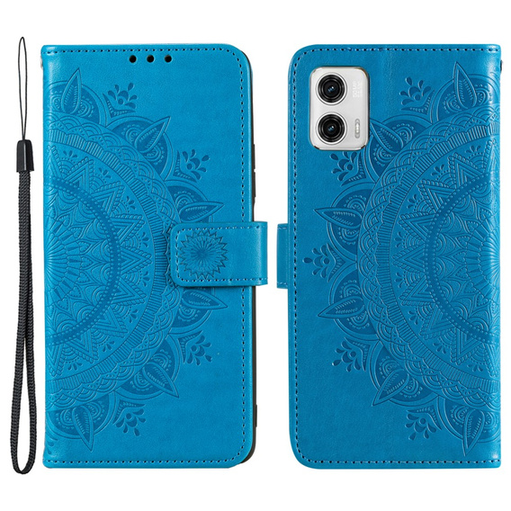 Чохол-книжка для Motorola Moto G73 5G, Mandala Flower, м'яти