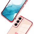 Чехол до Samsung Galaxy S22, Electro heart, розовый rose gold