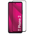 3D загартоване скло для T Phone 2 5G, чорна рамка