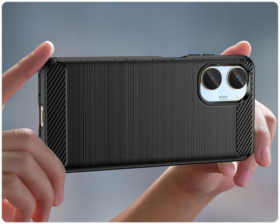 Чoхол до Realme 10 4G, Carbon, чорний