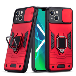 Чехол Ring Lens для iPhone 13 Mini, Red