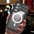 Водонепроницаемый чехол для Samsung Galaxy S24 Ultra, Redpepper, для MagSafe, чёрный