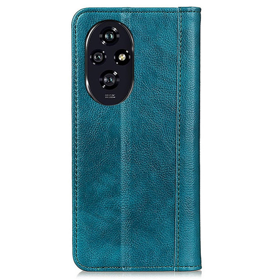 Флип-кейс для Honor 200 Pro 5G, Split Leather, зелёный