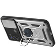 Чехол NOX Camera Slide Motorola Moto G60, CamShield Slide, серебро