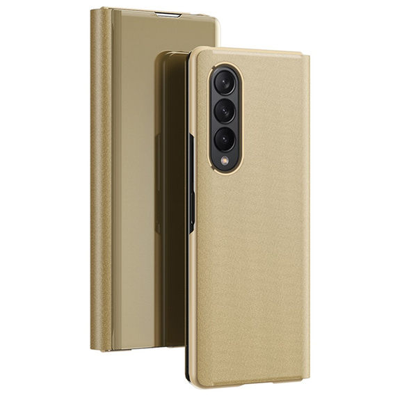Чехол до Samsung Galaxy Z Fold 4 5G, Clear View, золотой