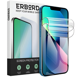 2x Гідрогелева плівка для iPhone 15 Pro Max, ERBORD Hydrogel Foil