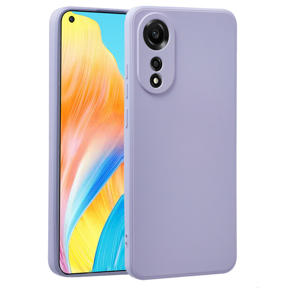 Чoхол до Oppo A78 4G, Silicone Lite, фіолетовий