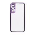 Чехол до Samsung Galaxy S21, Magnetic Dual Glass, фиолетовый