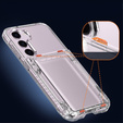 Чохол для Samsung Galaxy S23, Card Holder Kickstand, прозорий