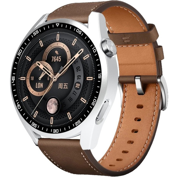 2в1 чохол та захисне скло для годинника Huawei Watch GT 3 46mm, білий