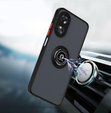 Чохол для Oppo A98 5G, Frosted Ring, чорний