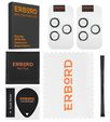 2x загартоване скло ERBORD OPTIK Pro для камери iPhone 16 Pro/16 Pro Max / 15 Pro/15 Pro Max/14 Pro/14 Pro Max, чорний