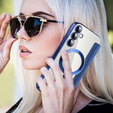 Откидной чехол для Samsung Galaxy S23 FE, RFID Wallet MagSafe CamShield, темно-синий