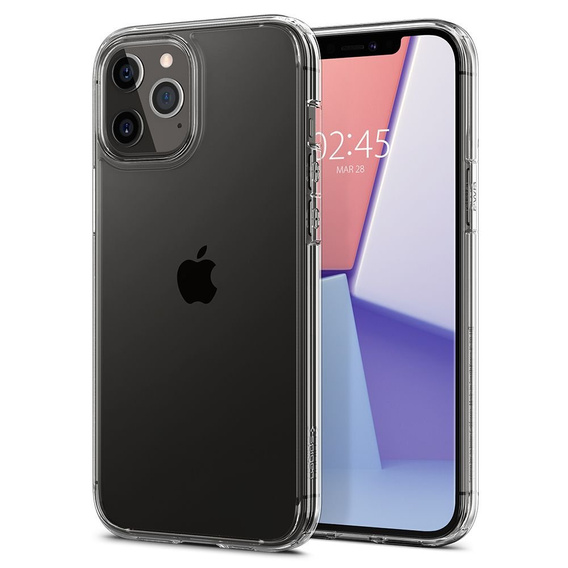 Чoхол Spigen до iPhone 12 Pro Max, Ultra Hybrid, Crystal Clear, прозорий