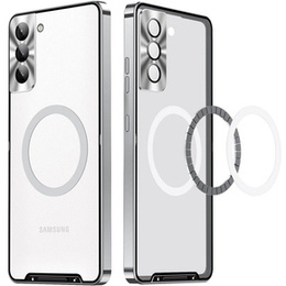 Захисний чохол для камери Samsung Galaxy S21 FE 5G, CamShield MagSafe, прозорий / сріблястий