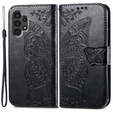 Чохол-книжка для Samsung Galaxy A13 4G, Butterfly, чорний