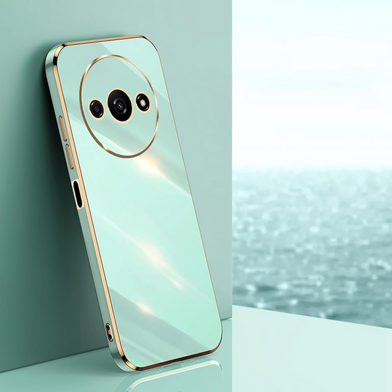 Чехол для Xiaomi Redmi A3, Glamour CamShield, мятный