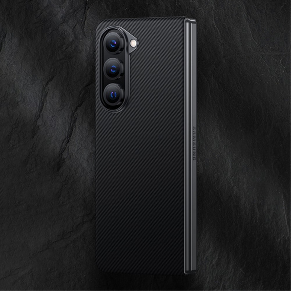 Кевларовий чохол BENKS для Samsung Galaxy Z Fold5 5G, для MagSafe, Carbon Fiber, чорний