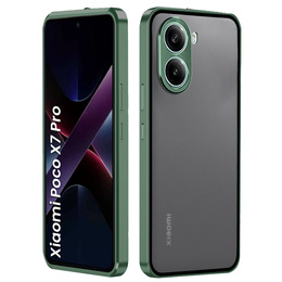Чехол для Xiaomi Poco X7 Pro 5G, Frame Case, зелёный