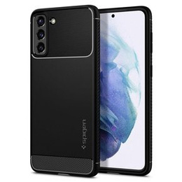 Чехол Spigen до Samsung Galaxy S21, Rugged Armor, чёрный