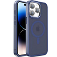Чехол для iPhone 15 Pro Max, MagColor для MagSafe, темно-синий