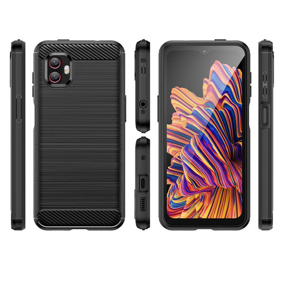 Чoхол до Samsung Galaxy Xcover 6 Pro 5G, Carbon, чорний