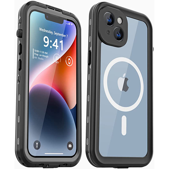 Водонепроникний чохол для iPhone 14, Redpepper, для MagSafe, чорний