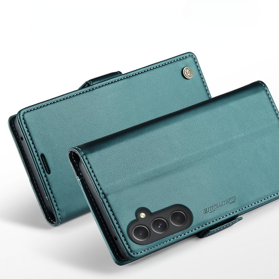 CASE фліп-чохол для Samsung Galaxy A54 5G, Litchi Wallet, зелений