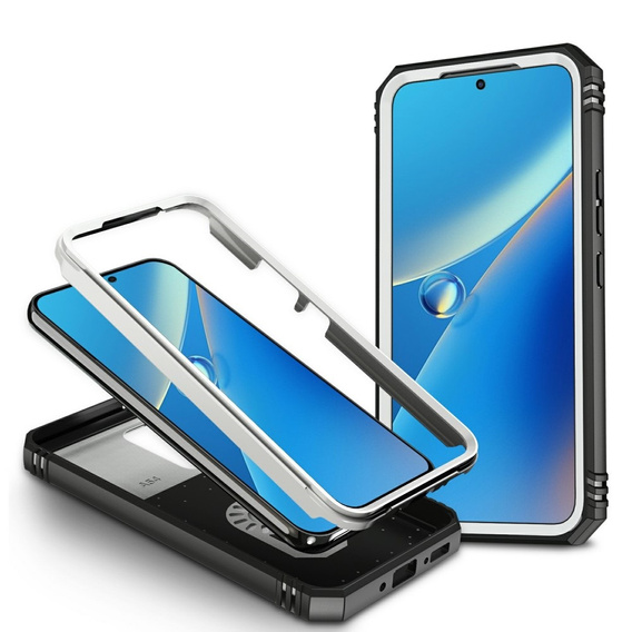 Чехол NOX Camera Slide Samsung Galaxy A54 5G, CamShield Slide, белый / черный
