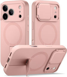 Чехол Suritch Shockproof с подставкой и защитой камеры, для MagSafe для iPhone 17 Pro Max