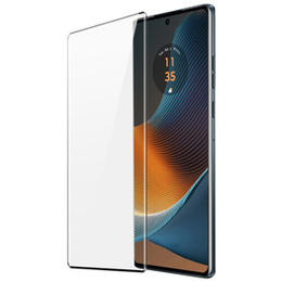 Закаленное стекло для Motorola Edge 50 Fusion 5G, Dux Ducis на весь экран, чёрная рама