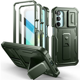 Броньований чохол для Samsung Galaxy A16, Dexnor Full Body (Two Frames), зелений