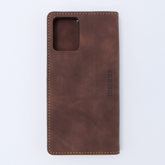 Чохол для Motorola Moto G53, ERBORD Vintage, гаманець з клапаном, кава