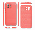 Чехол до Xiaomi Mi 11, Carbon, красный