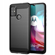 Чехол до Motorola Moto G10/G30, Carbon, чёрный