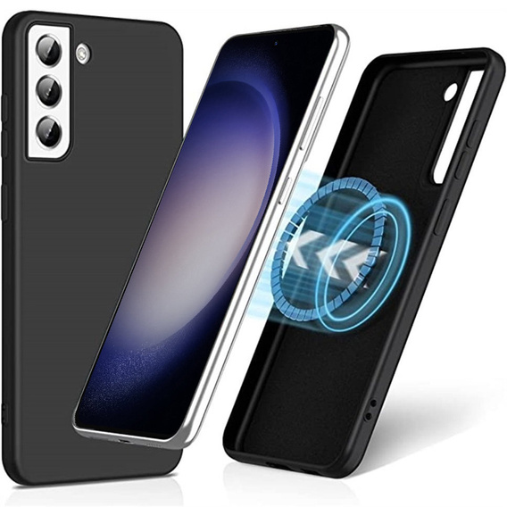 Чехол до Samsung Galaxy S23, Silicone MagSafe, чёрный